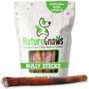 Picture of Nature Gnaws Extra Large Bully Sticks for Dogs 11-12" (3 Count) - Thick Long Lasting for Aggressive Chewers and Heavy Chewers - Natural Beef Dog Chew Bones