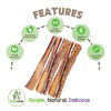 Picture of Nature Gnaws Extra Large Bully Sticks for Dogs 11-12" (3 Count) - Thick Long Lasting for Aggressive Chewers and Heavy Chewers - Natural Beef Dog Chew Bones