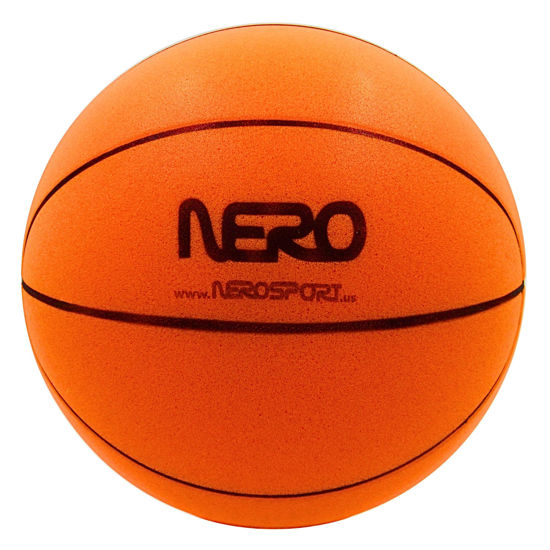 Picture of NERO SPORT Ninja Silent Basketball- Soft Foam Indoor Basketball Size 3 (7 inches) | Soundless Basketball for Quiet Dribbling and Indoor Training (Ball in Bag)