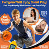 Picture of NERO SPORT Ninja Silent Basketball- Soft Foam Indoor Basketball Size 3 (7 inches) | Soundless Basketball for Quiet Dribbling and Indoor Training (Ball in Bag)