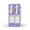 Picture of Cirkul 32oz. Matte Periwinkle Stainless Steel Water Bottle Starter Kit with Periwinkle Lid, 2 Flavor Cartridges (1 LifeSip Blackberry Blueberry, 1 GoSip Berry Blue Punch) Zero Calories and No Sugar