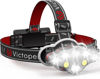 Picture of Victoper Rechargeable Headlamp, 8 LED 18000 High Lumen Bright Head Lamp with Red Light, Lightweight USB Head Light, 8 Mode Waterproof Head Flashlight for Outdoor Running Camping Valentine's Day Gifts