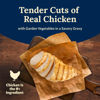 Picture of Blue Buffalo Delectables Natural Wet Dog Food Toppers, Tasty Chicken Cuts in Gravy, 3-oz. (24 Pouches)
