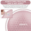 Picture of APEXUP Yoga Ball Exercise Ball, Anti Slip Stability Ball Chair, Heavy Duty Large Gym Ball for Fitness, Balance, Core Workout and Physical Therapy (S (15"~18") 45cm, Pink)