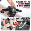 Picture of Abiarst Ab Roller Wheel, Abs Workout Equipment for Abdominal & Core Strength Training, Home Gym Exercise Wheels for Men Women, with Knee Pad Accessories