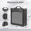 Picture of CXLWZ Electric Guitar Amp 20 Watt Amplifier Portable Amp with Headphone Input Gain Powe Including Professional Noise Reduction Cable （Black）