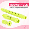 Picture of Soprano Recorder Instrument for Student - German Fingering 8 Hole Flute ABS Descant Recorders for Beginners with Cleaning Rod and Bag, Green