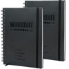 Picture of Hardcover Fitness Planner Workout Journal for Men & Women - A5 Sturdy Fitness Log Book to Track Gym & Home Workouts - Separately Packaged 2 Pieces
