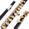 Picture of Glory Closed Hole C Flute With Case, Tuning Rod and Cloth,Joint Grease and Gloves black/Laquer