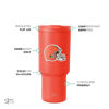 Picture of Simple Modern Officially Licensed NFL Cleveland Browns 30 oz Tumbler with Flip Lid and Straws | Insulated Cup Stainless Steel | Gifts for Men Women | Trek Collection | Cleveland Browns
