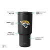 Picture of Simple Modern Officially Licensed NFL Jacksonville Jaguars 30 oz Tumbler with Flip Lid and Straws | Insulated Cup Stainless Steel | Gifts for Men Women | Trek Collection | Jacksonville Jaguars