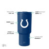 Picture of Simple Modern Officially Licensed NFL Indianapolis Colts 30 oz Tumbler with Flip Lid and Straws | Insulated Cup Stainless Steel | Gifts for Men Women | Trek Collection | Indianapolis Colts