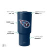 Picture of Simple Modern Officially Licensed NFL Tennessee Titans 30 oz Tumbler with Flip Lid and Straws | Insulated Cup Stainless Steel | Gifts for Men Women | Trek Collection | Tennessee Titans