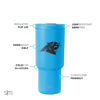 Picture of Simple Modern Officially Licensed NFL Carolina Panthers 30 oz Tumbler with Flip Lid and Straws | Insulated Cup Stainless Steel | Gifts for Men Women | Trek Collection | Carolina Panthers