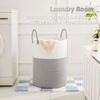 Picture of Artfeel Laundry Basket,Woven Cotton Rope Laundry Hamper,80L for Decorative Storage of Dirty Clothes,Toys and Blankets in Bathroom,Baby Room and Living Room