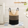 Picture of Artfeel Laundry Basket,Woven Cotton Rope Laundry Hamper,60L for Decorative Storage of Dirty Clothes,Toys and Blankets in Bathroom,Bedroom and Living Room