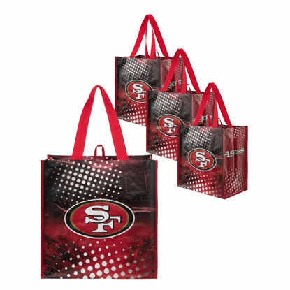 Picture of San Francisco 49ers 4 Pack Reusable Shopping Bags