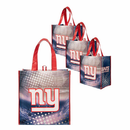 Picture of FOCO New York Giants NFL 4 Pack Reusable Shopping Bags, one size