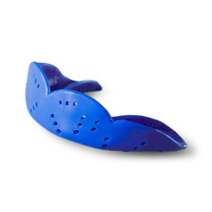 Picture of SISU Aero Small Mouthguard, Royal Blue - 1.6mm Thin - Custom-Molded Fit - Slim Design - Remoldable Up to 20 Times - for Team Sports - Non Toxic
