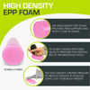 Picture of ProsourceFit High Density Foam Rollers 18 - inches long, Firm Full Body Athletic Massager for Back Stretching, Yoga, Pilates, Post Workout Trigger Point Release, Pink