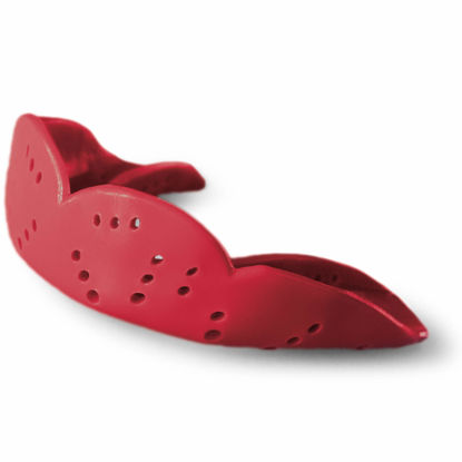 Picture of SISU Aero Small Mouthguard, Intense Red - 1.6mm Thin - Custom-Molded Fit - Slim Design - Remoldable Up to 20 Times - for Team Sports - Non Toxic