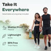 Picture of Hydracy Water Bottle with Time Marker -Large Half Gallon 64 oz BPA Free Bottle & No Sweat Sleeve -Leak Proof Gym Bottle with Fruit Infuser Strainer & Times to Drink -Ideal for Sports & Outdoors