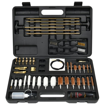 Picture of GLORYFIRE Elite Gun Cleaning Kit Universal Cleaning Kit for Guns with Case, Reinforced and Lengthened Rods, Wire Rope, Needle Oiler (1 Fl oz)
