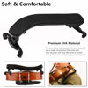 Picture of SUEWIO Violin Shoulder Rest for 1/2 Size, Adjustable Violin Shoulder Rest for Kids Beginners with Comfortable Foam Pad & Height Adjustable Feet