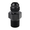 Picture of EVIL ENERGY 6AN Male Flare to 1/8" NPT Pipe Fitting Adapter Aluminum Straight Black