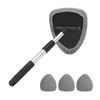 Picture of Windshield Cleaning Tool, Car Window Cleaner with Extendable Long Handle and 4 Washable Reusable Microfiber Pads, Auto Interior Exterior Glass Wiper Cleaning Kit Universal for Office and Home (Gray)