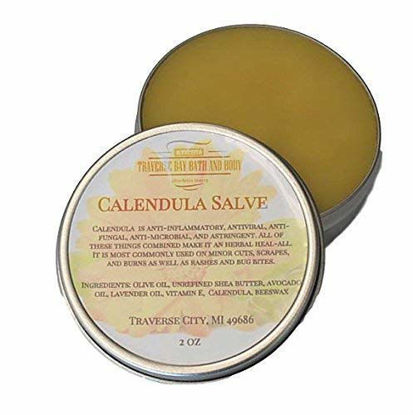 Picture of Calendula Salve - 2 oz tin - with lavender essential oil and vitamin E