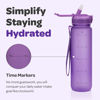 Picture of Hydracy Water Bottle with Times to Drink & Straw - Large 32 Oz BPA Free Motivational Water Bottle & No Sweat Sleeve -Leak Proof Gym Bottle with Time Marker - Ideal Gift for Fitness, Sports & Outdoors