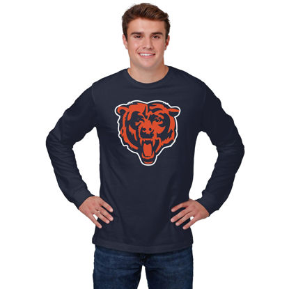 Picture of FOCO Men's Chicago Bears NFL Primary Logo Long Sleeve T-Shirt, Team Color