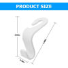 Picture of 4PCS Car Back Seat Headrest Hooks, Rear Car Seat Storage Headrest Hanger Holder Hooks Organizer, Universal Auto Interior Accessories for Bag Purse Handbag Cloth Coats Grocery (White)