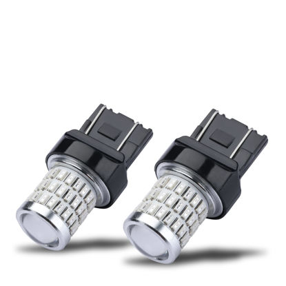Picture of iBrightstar 7443 LED Bulb Blue, 7440 LED Reverse Light Bulbs Super Bright for Tail Brake Lights Backup Lights Daytime Running Lights, 2 Pack
