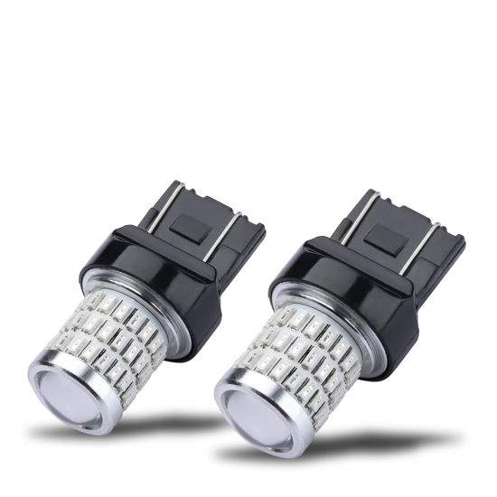 Picture of iBrightstar 7443 LED Bulb Blue, 7440 LED Reverse Light Bulbs Super Bright for Tail Brake Lights Backup Lights Daytime Running Lights, 2 Pack