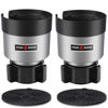 Picture of SEVEN SPARTA 2 Pack Car Cup Holder Expander Organizer Adjustable Base, Compatible with Yeti 20/26/30 oz, Hydro Flasks 32/40oz, Nalgenes 30/32/38/48 oz, Other Bottles in 3.4"-3.8" (Silver)