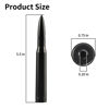 Picture of BJSIA Universal Car Antenna Replacement Compatible with Ford, Dodge, Chevrolet, GMC, Jeep, Toyota Truck Replacement Antenna - Made of Rugged Billet and Aluminum, Black, Car Accessories