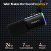 Picture of MAONO Dynamic Gaming Microphone with Software: USB XLR Podcast Computer Microphone with Boom arm - RGB PC Mic for Gamer - Podcast Microphone for Streaming Recording Studio YouTube Online Chat PD100XS