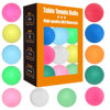 Picture of meizhouer Ping Pong Balls 12 Pack: 3 Star 40mm Colored Table Tennis Balls for Outdoor Practice Yard Party Kids Game Cat Toys(Pack of 12 - Multicolour)