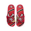 Picture of FOCO San Francisco 49ers NFL Mens Colorblock Big Logo Gel Slides - L