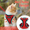 Picture of rabbitgoo Cat Harness and Leash for Walking, Escape Proof Soft Adjustable Vest Harnesses for Cats, Easy Control Breathable Reflective Strips Jacket, Red, XXS