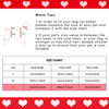 Picture of Dxhycc Dog Knitted Sweater Dog Heart Sweater Puppy Sweater Warm Soft Pet Holiday Clothes for Medium Cats and Dogs (Red, L)