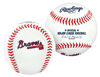 Picture of Rawlings MLB Atlanta Braves Team Logo Baseball, Official, White