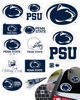 Picture of Penn State Stickers (14 Stickers) 2 Large 5" for Car Windows 10 Medium 2.5" for Water Bottles Laptops Phones and 2 Mini Keyboard Decals Gift for Men or Women Football Fans (Penn State Nittany Lions)