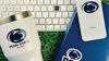 Picture of Penn State Stickers (14 Stickers) 2 Large 5" for Car Windows 10 Medium 2.5" for Water Bottles Laptops Phones and 2 Mini Keyboard Decals Gift for Men or Women Football Fans (Penn State Nittany Lions)