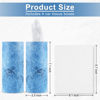 Picture of SINGARO Car Tissue Holder, 4 Pack Car Cup Holder Facial Tissues with Kleenex Travel Tissue Bag, Quick and Convenient Flower Combination Car Tissue Box(4 Canisters/200 Tissues) Dark Blue