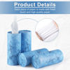 Picture of SINGARO Car Tissue Holder, 4 Pack Car Cup Holder Facial Tissues with Kleenex Travel Tissue Bag, Quick and Convenient Flower Combination Car Tissue Box(4 Canisters/200 Tissues) Dark Blue