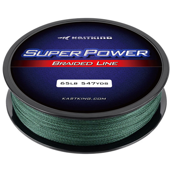 Picture of KastKing Superpower Braid Fishing Line, Moss Green, 25LB/0.22mm/(300M/327 Yds)