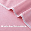 Picture of Wuwahold Microfiber Gym Towels Bigger Size Super Soft for Exercise Fitness, Sports, Workout, 380-GSM 15-Inch x 31-Inch Quick-Drying Towels (3 Pack, Pure Pink)